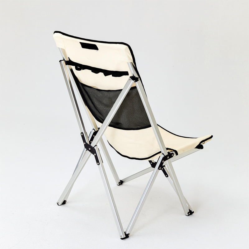 Load image into Gallery viewer, D03 MIilk  White Large Folding  Camping Chair
