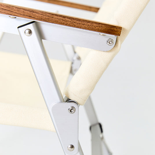 D06 Milk White Small  Champing Chair