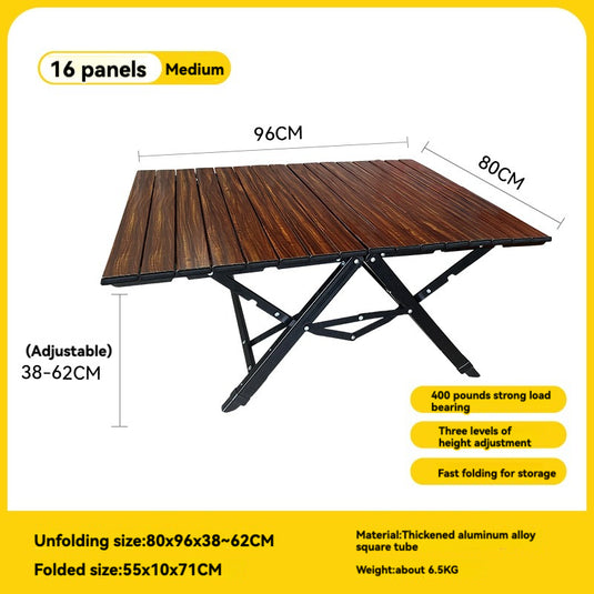 Three Sizes of Outdoor Camping Tables