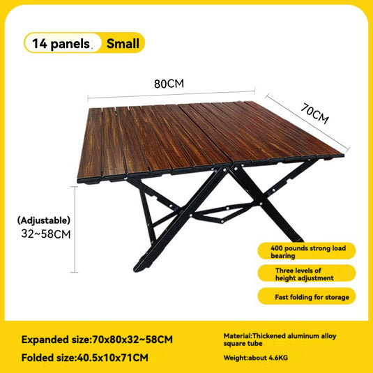 Three Sizes of Outdoor Camping Tables