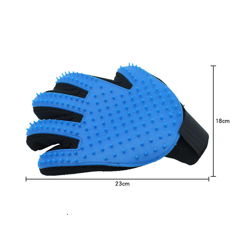 Load image into Gallery viewer, Blue Pet Grooming Glove for Right Hand and Upgraded Undercoat Rake Combo for Cat and Dog Mats&amp;Tangles Remove
