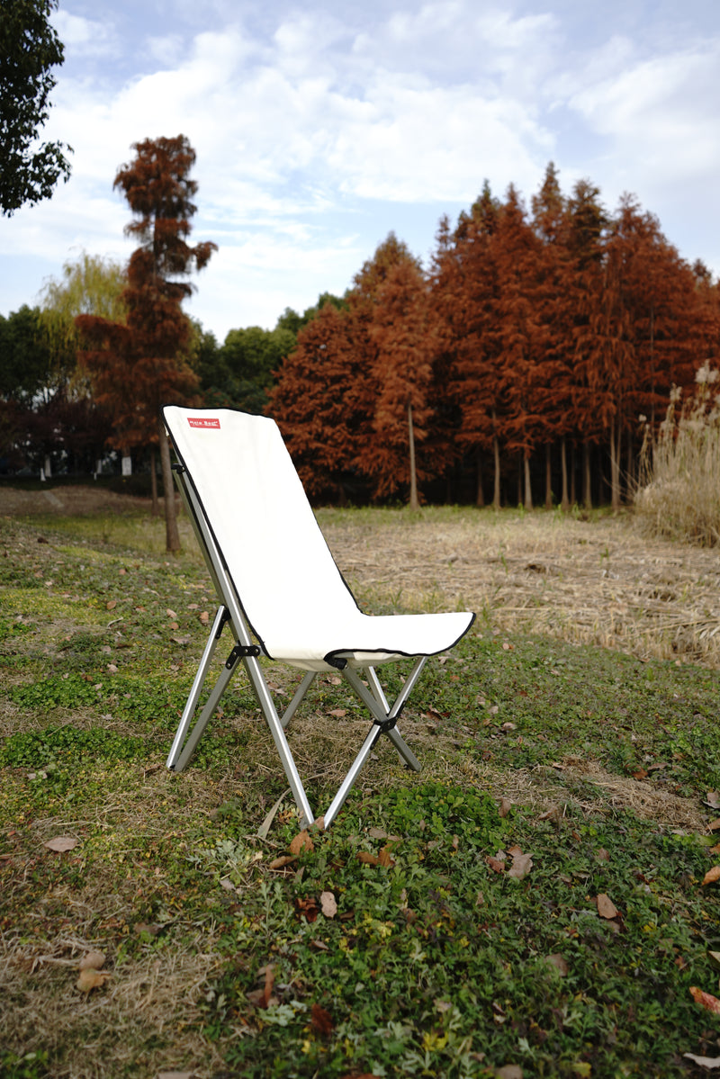 Load image into Gallery viewer, D03 MIilk  White Large Folding  Camping Chair
