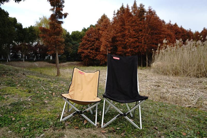 Load image into Gallery viewer, D03 Hello Black Large Folding  Camping Chair
