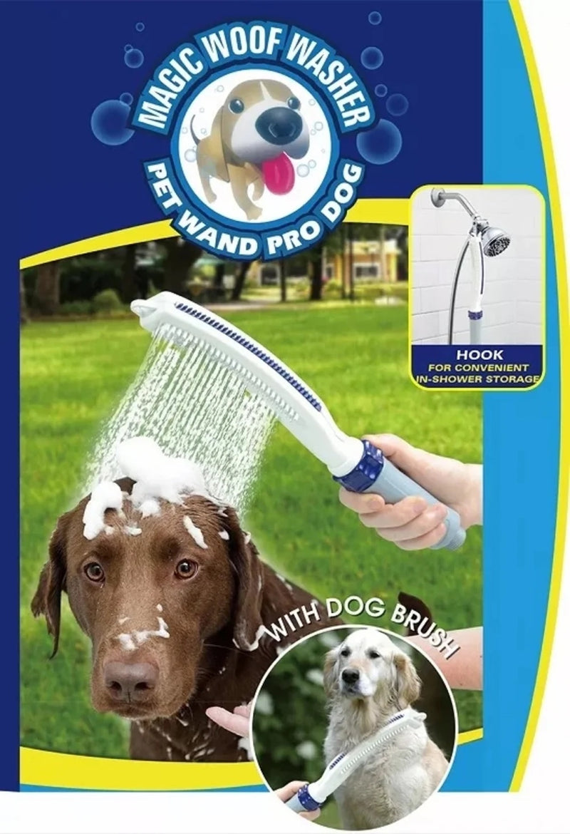 Load image into Gallery viewer, Gray Dog Shower Sprayer Attachment for Quick and Easy at Home Dog Cleaning and Bathing with 8 Foot Flexible Hose
