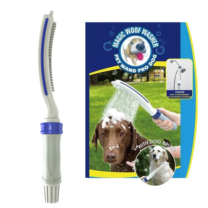 Load image into Gallery viewer, Gray Dog Shower Sprayer Attachment for Quick and Easy at Home Dog Cleaning and Bathing with 8 Foot Flexible Hose
